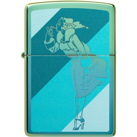 Zippo 2024 Zippo Windy Design, Teal ZIP-48457